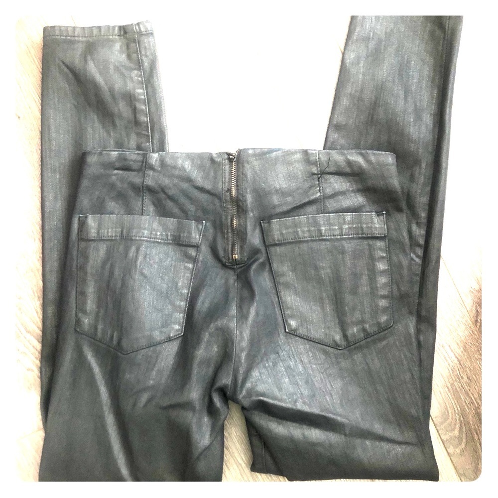GAP Coated Zip Back Skinny Jeans Size 27